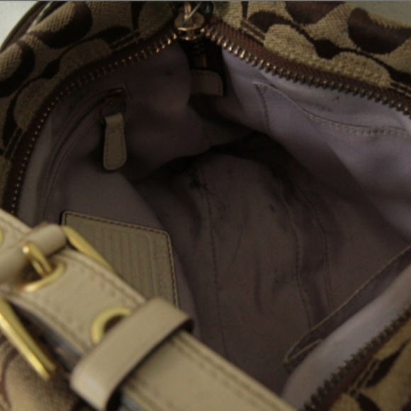 2000's Y2K Coach Signature Canvas Top Handle Bag - Picture 5 of 7